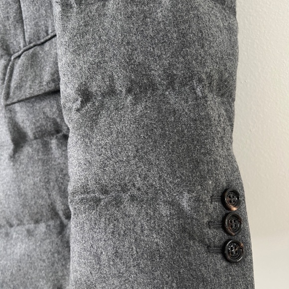 STUNNING Men's Moncler Puffer Grey Jacket Wool XXL (Size 5) Pristine Condition - Picture 5 of 16